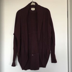 Wilfred maroon cardigan